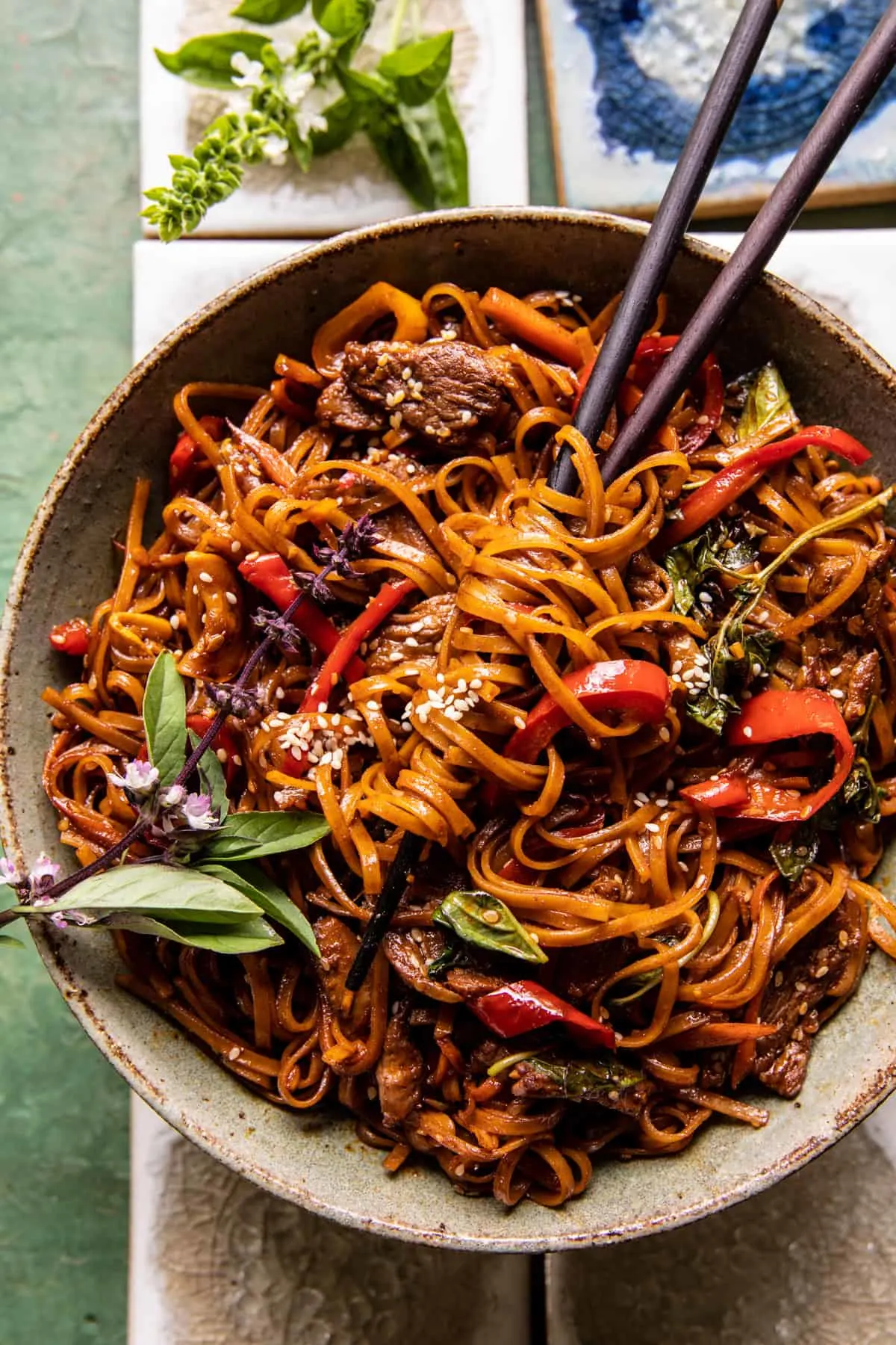 20-minute-korean-beef-sesame-noodles