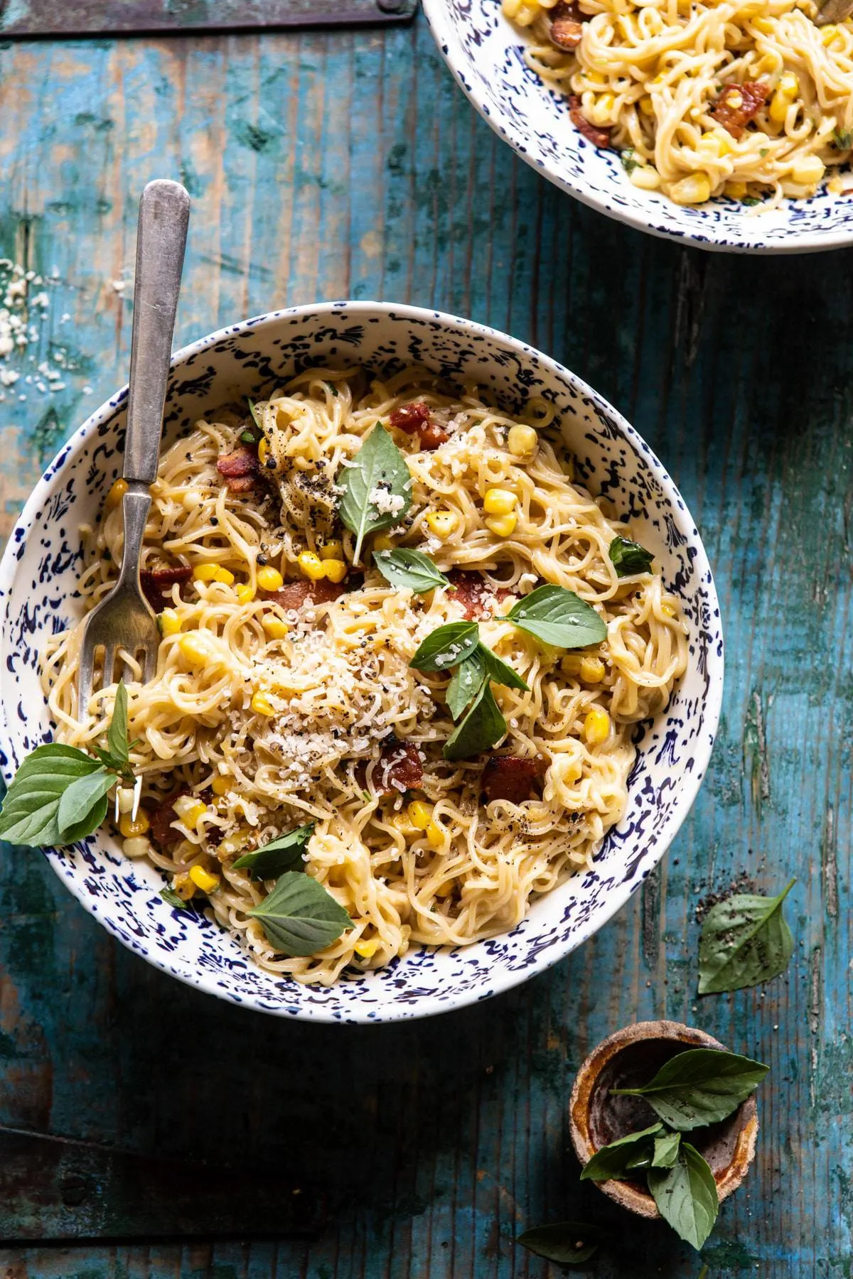 20-minute-ramen-carbonara-with-herb-buttered-corn.