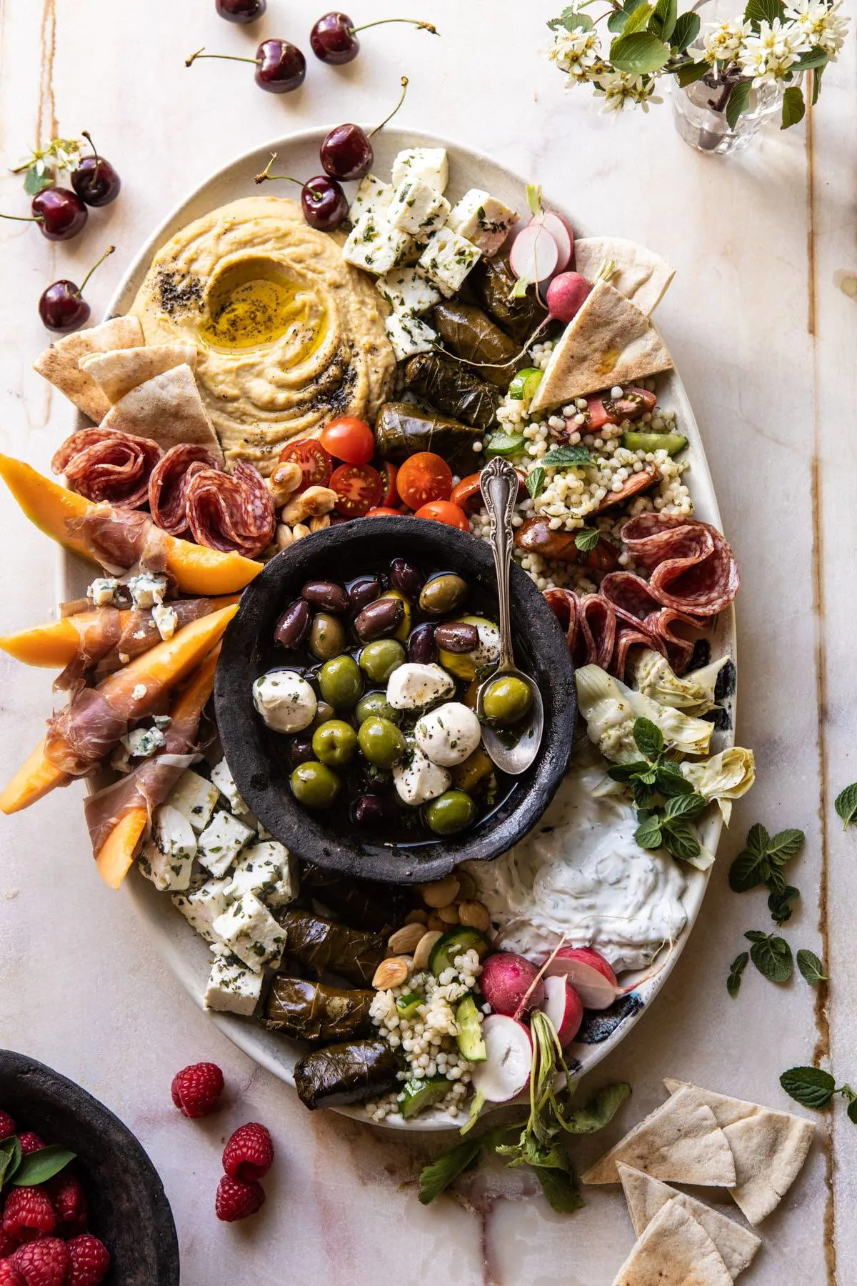 no-fuss-farmers-market-mezze-platter