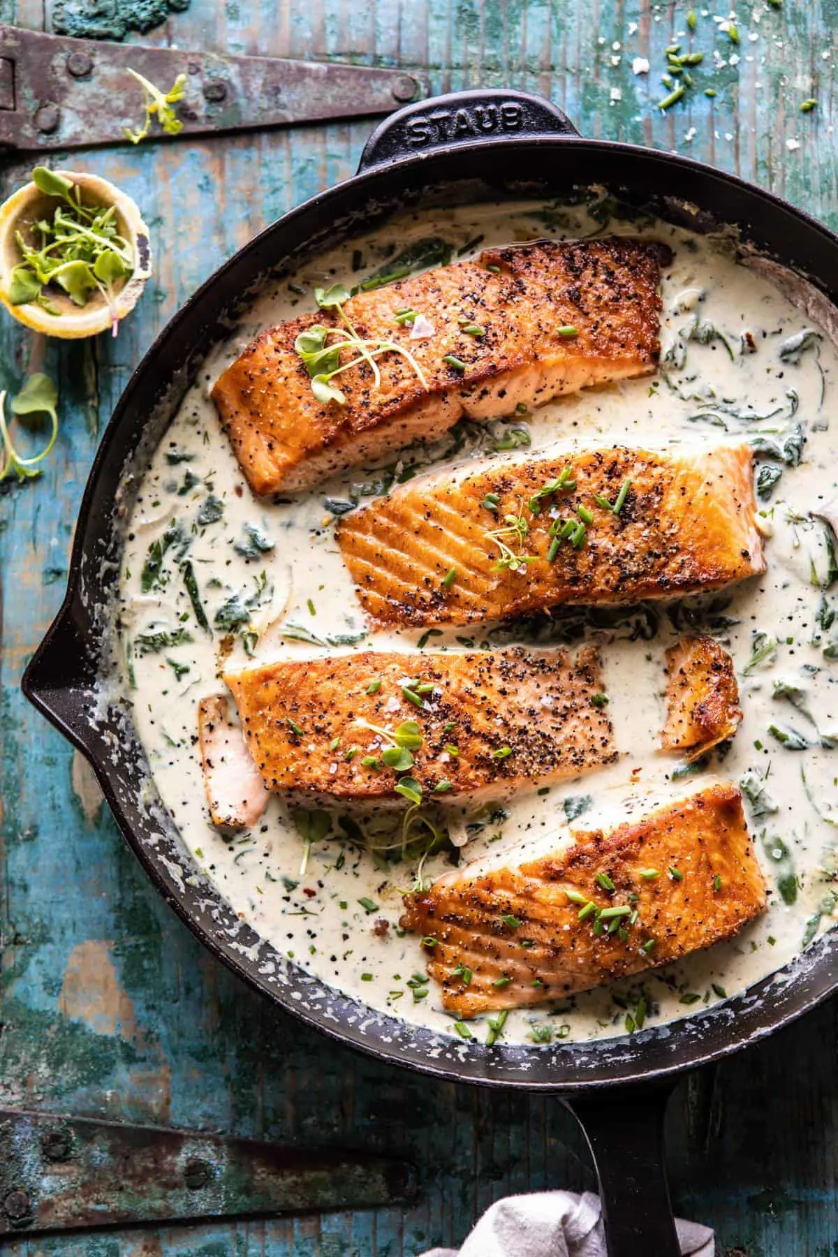 garlic-butter-creamed-spinach-salmon.