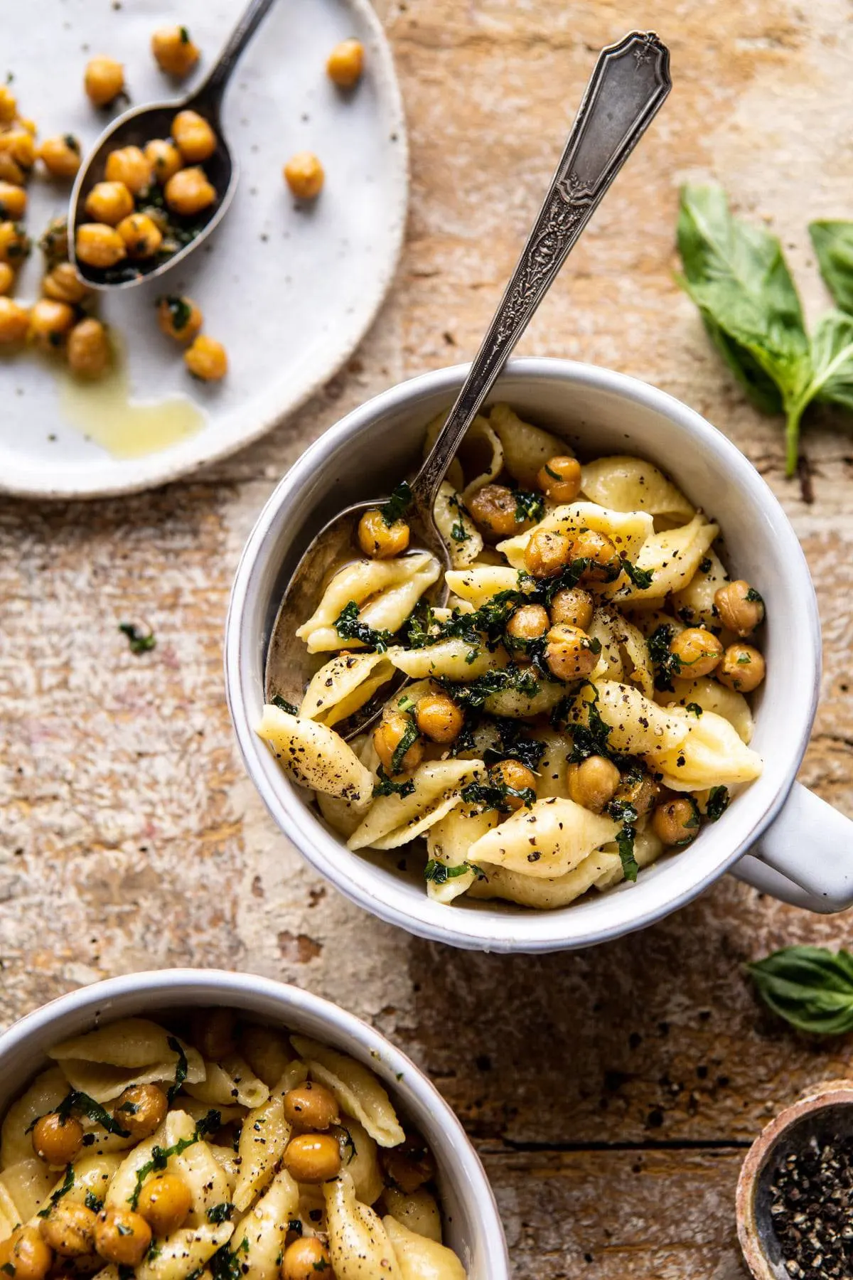 instant-pot-cacio-e-pepe-with-crispy-garlic-basil-chickpeas