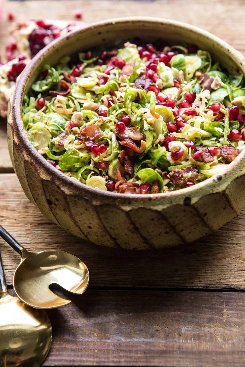 shredded-brussels-sprout-bacon-salad-with-warm-cider-vinaigrette