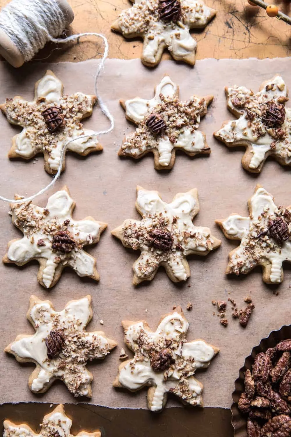 pecan-pie-cookies-with-butter-pecan-frosting