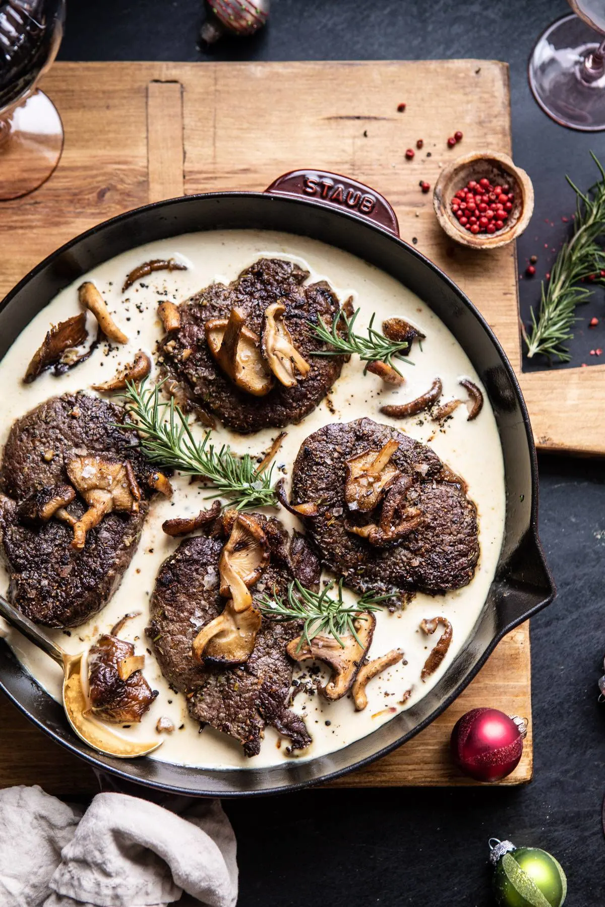 rosemary-beef-tenderloin-with-wild-mushroom-cream-sauce