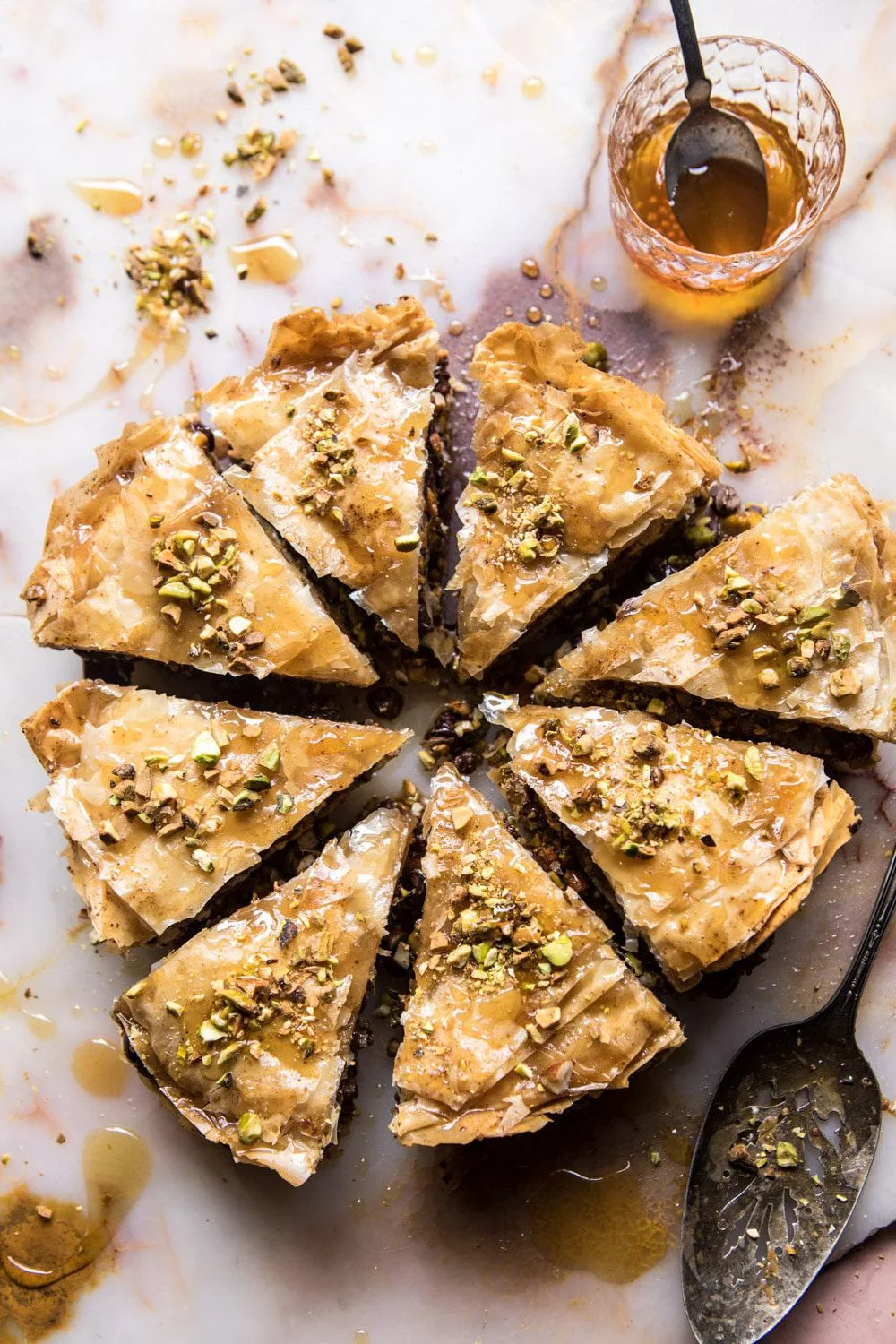 easiest-pistachio-chocolate-baklava