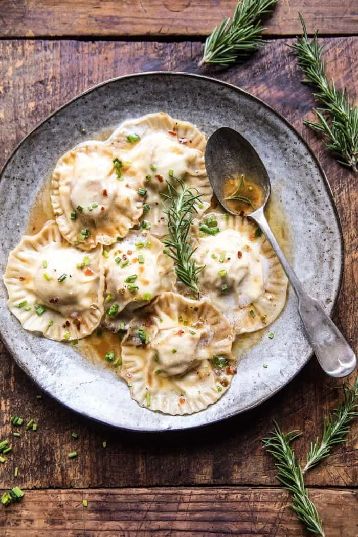 seared-scallop-ravioli-with-lemon-rosemary-butter-sauce