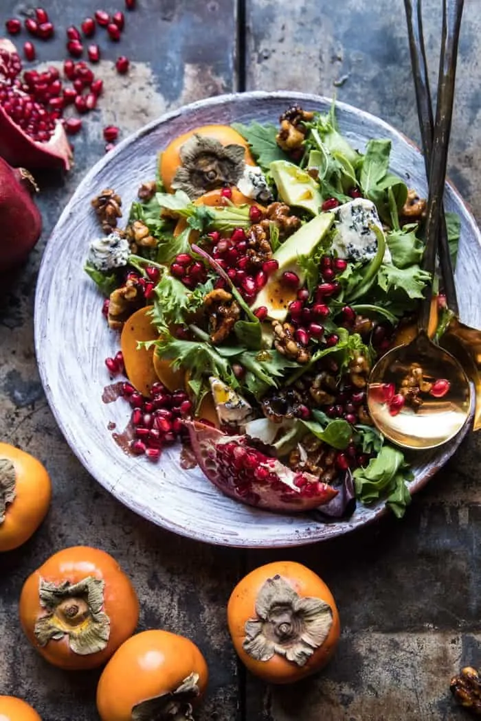 pomegranate-avocado-salad-with-candied-walnuts