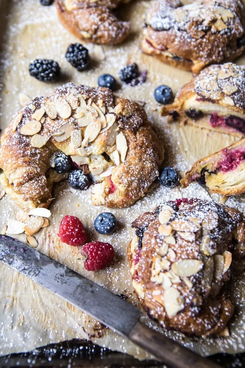 mixed-berry-almond-croissants