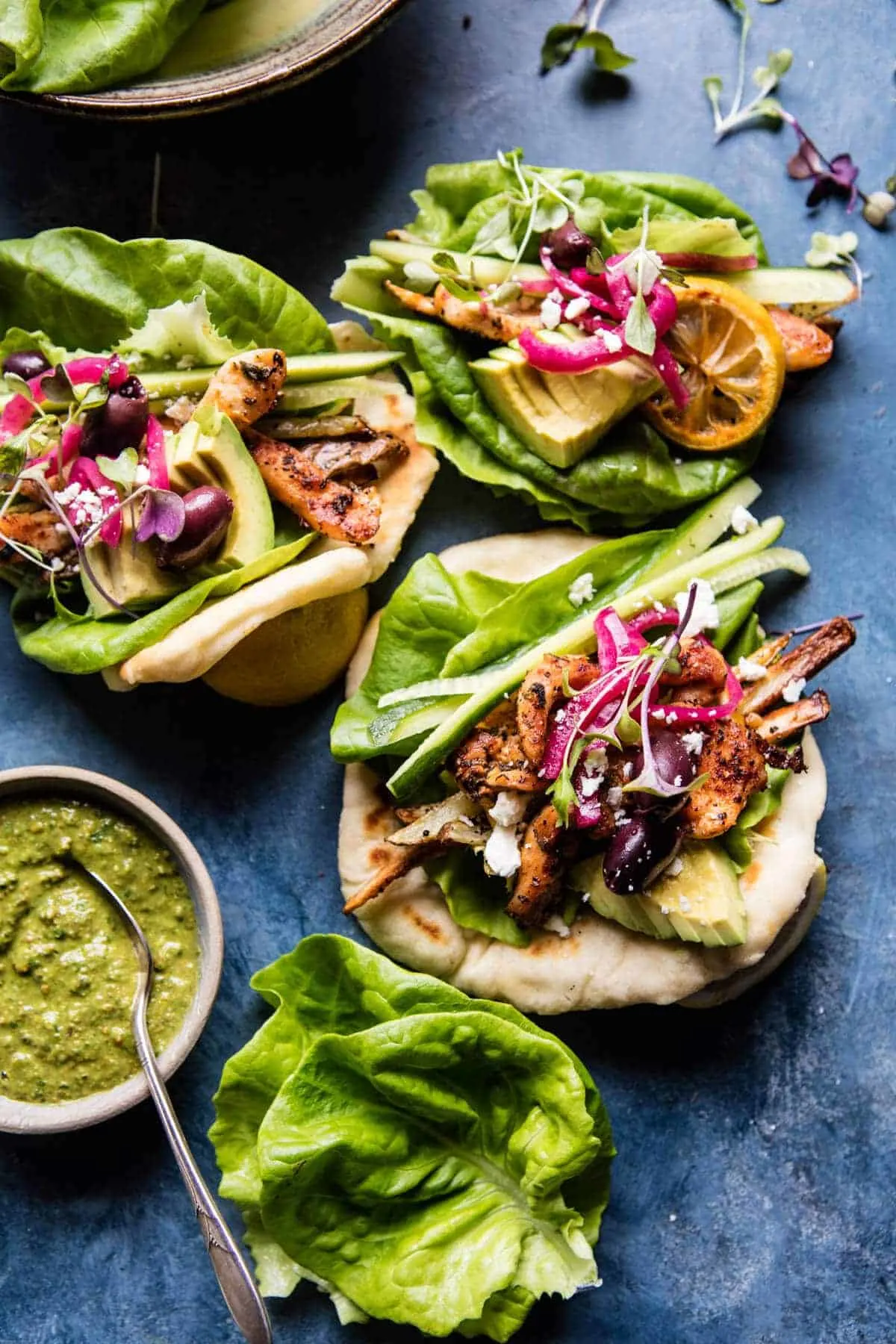 greek-goddess-chicken-lettuce-wraps