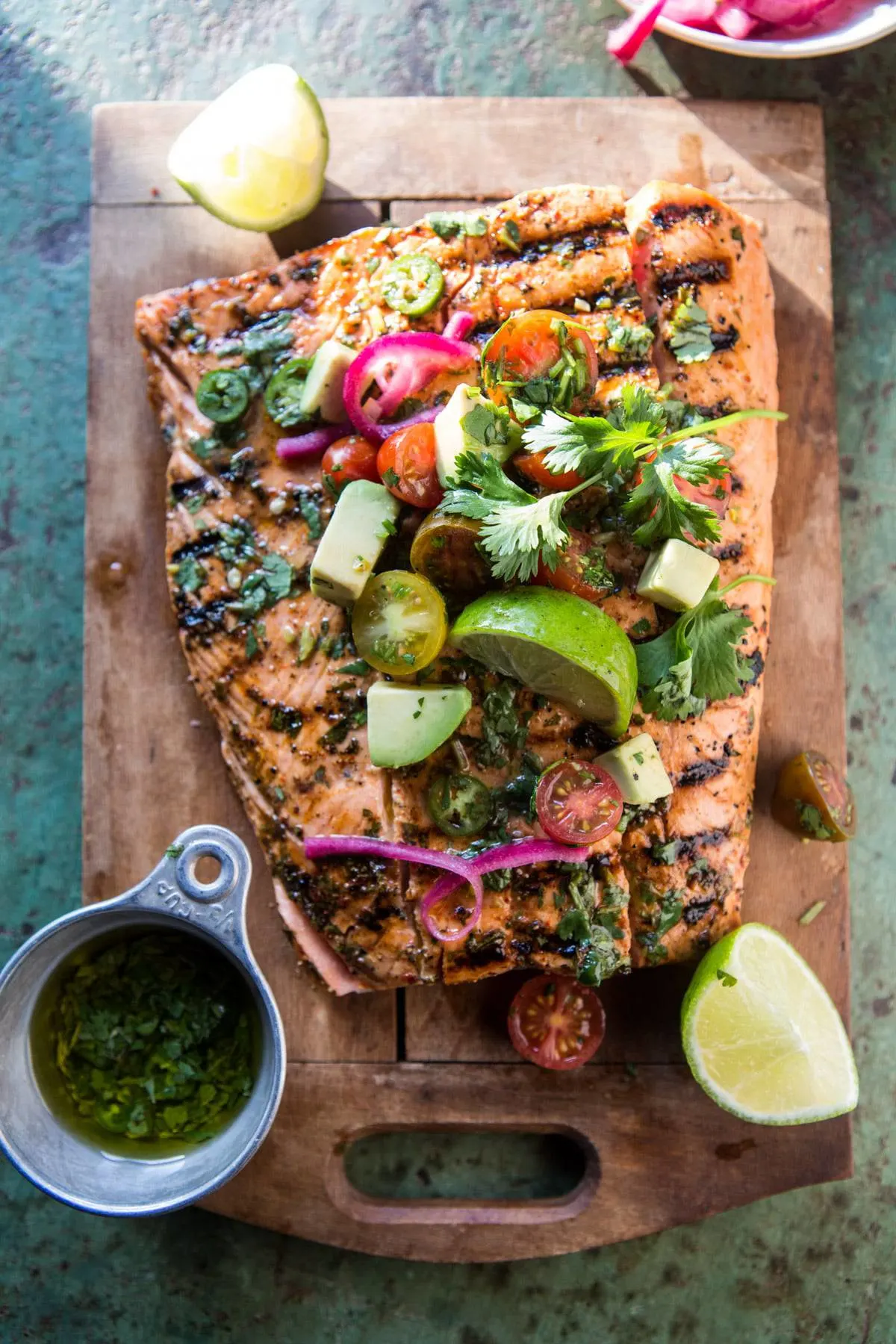 cuban-grilled-salmon-with-tomato-avocado-salsa