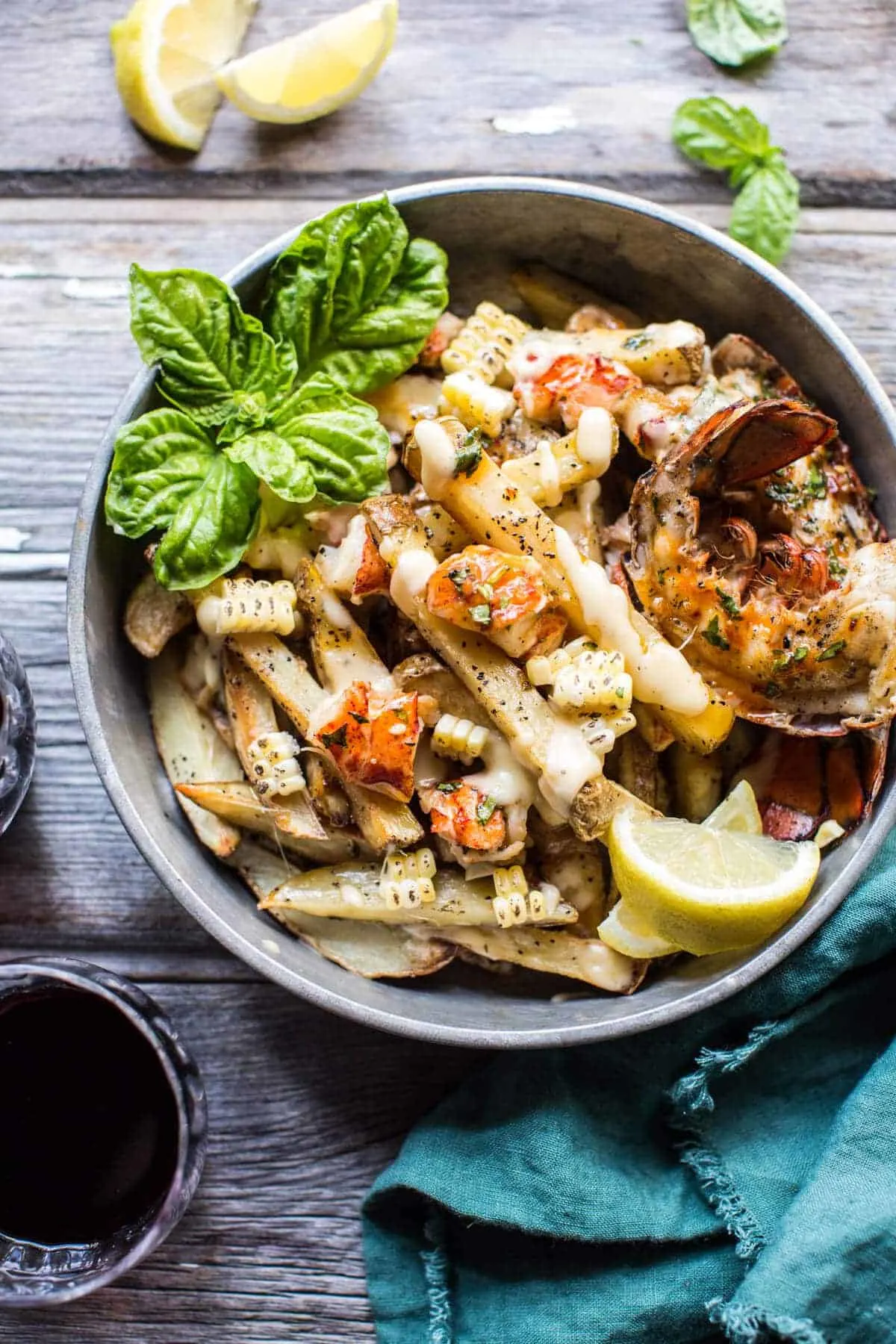 sweet-chili-butter-grilled-lobster-fries-with-aged-havarti-cheese