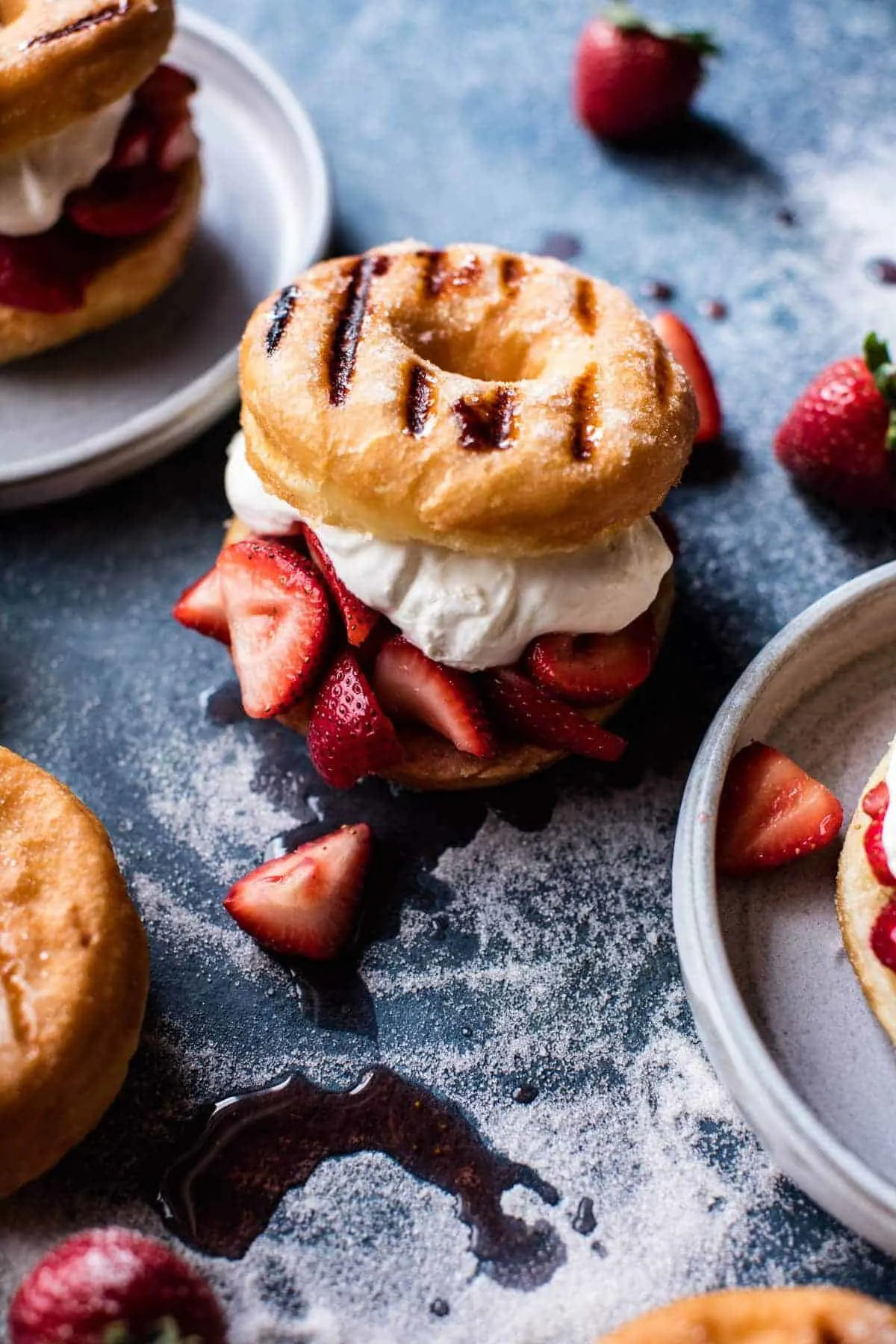 strawberry-shortcake-grilled-doughnuts.