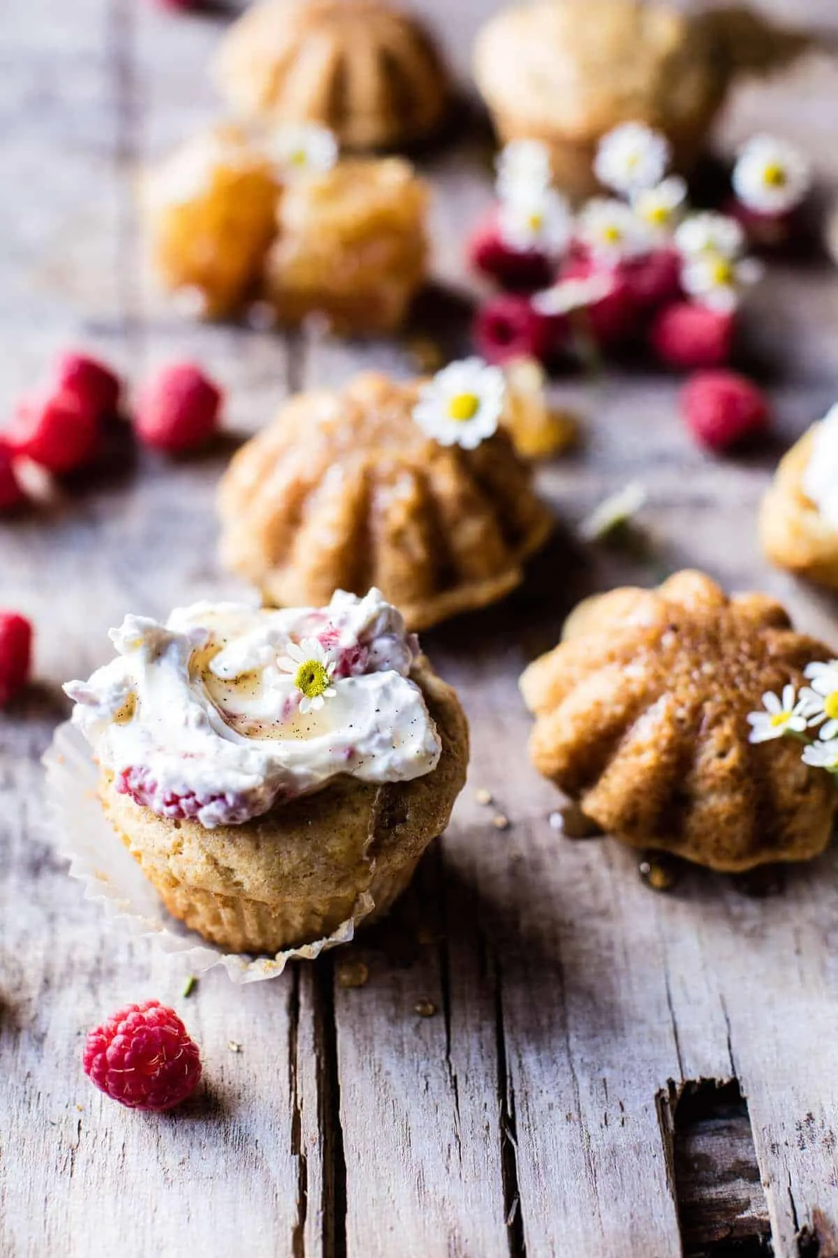 salted-chamomile-honey-cakes-with-raspberry-ripple-cream.