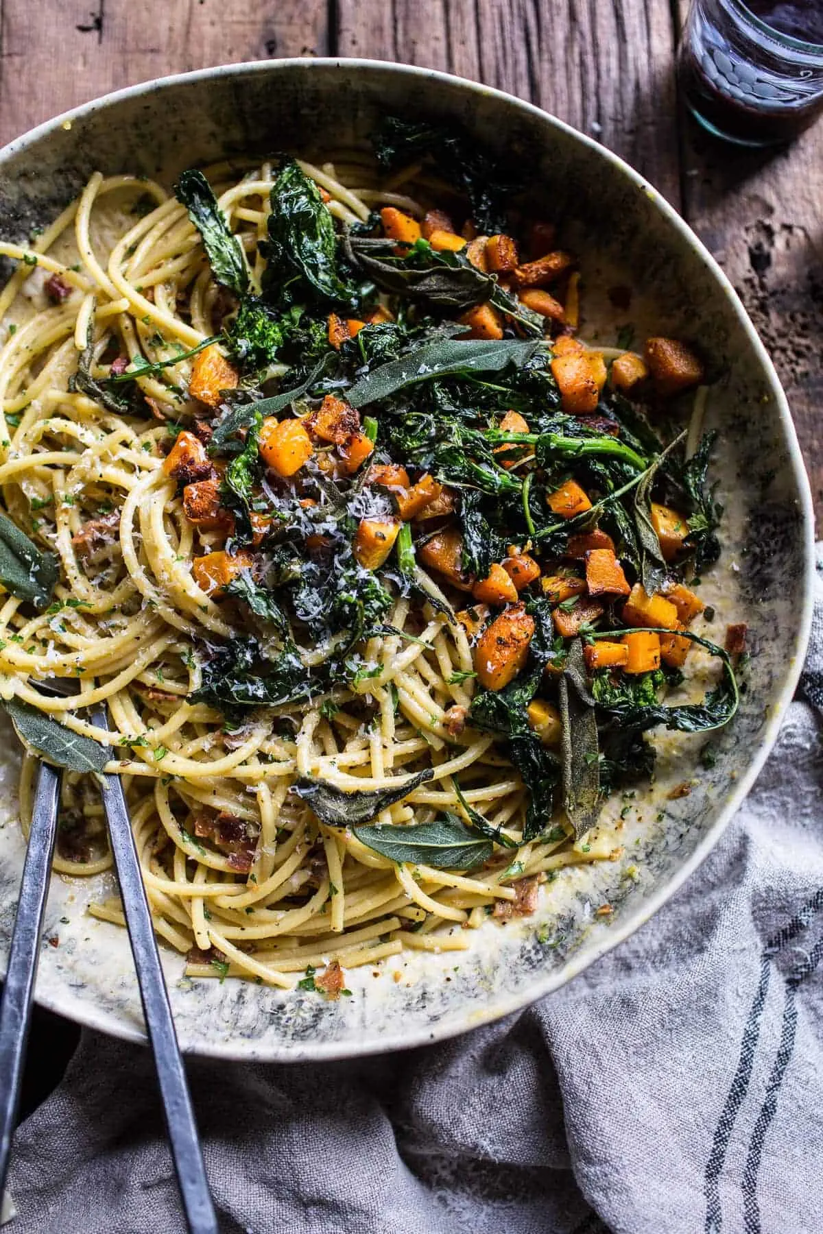 winter-squash-carbonara-with-broccoli-rabe-and-sage.