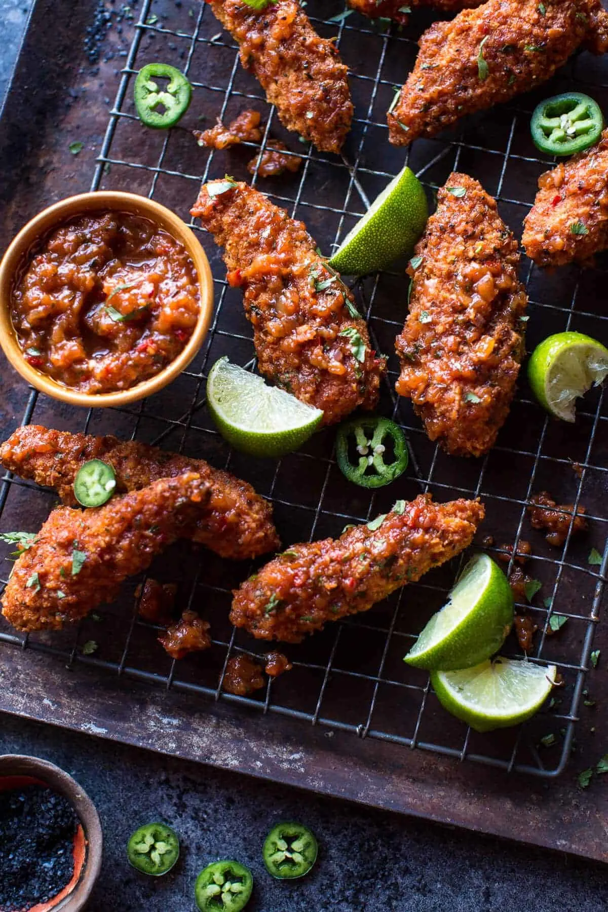sticky-mango-curry-oven-baked-boneless-wings