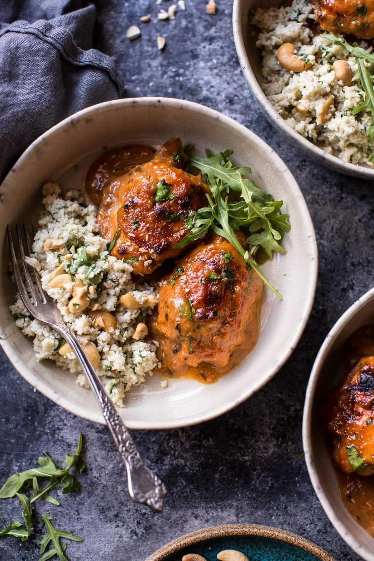 sweet-and-sticky-3-ingredient-apricot-chicken-(with-cauliflower-rice).