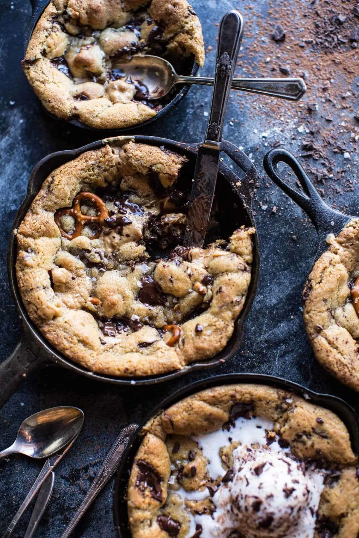 secret-ingredient-peanut-butter-stuffed-chocolate-chip-skillet-cookie.