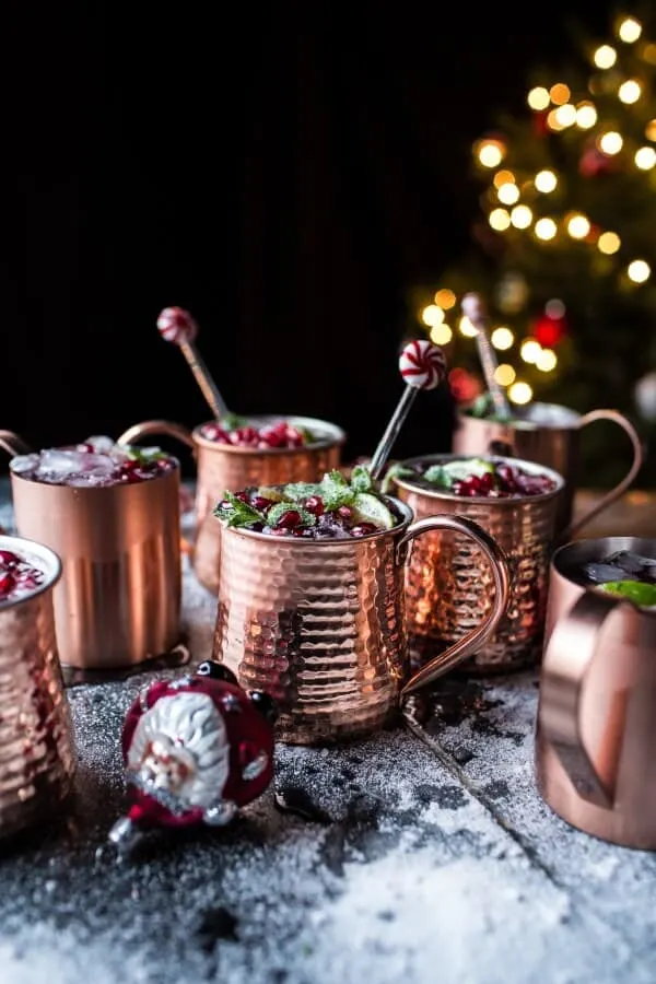 pomegranate-and-peppermint-moscow-mules