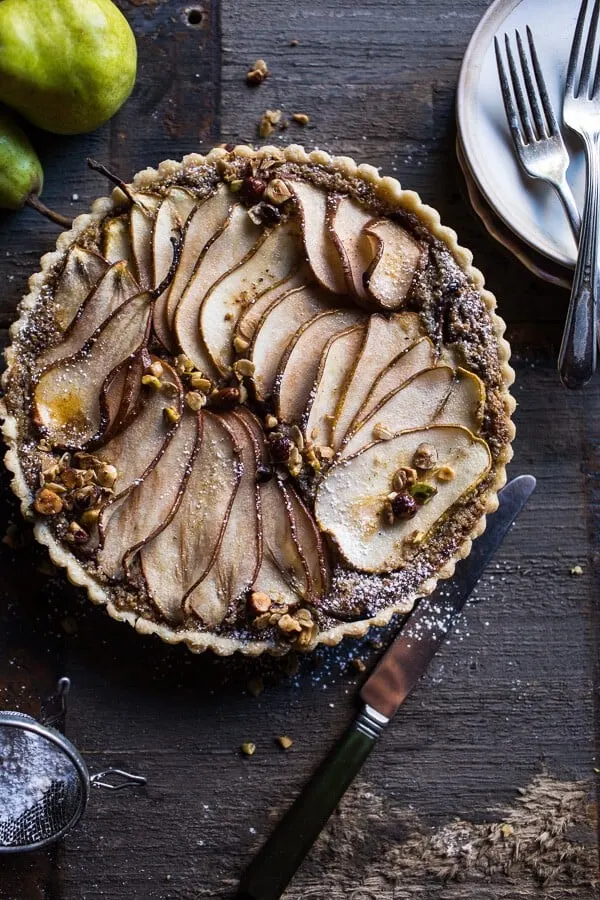 caramelized-pear-and-hazelnut-crumble-tart