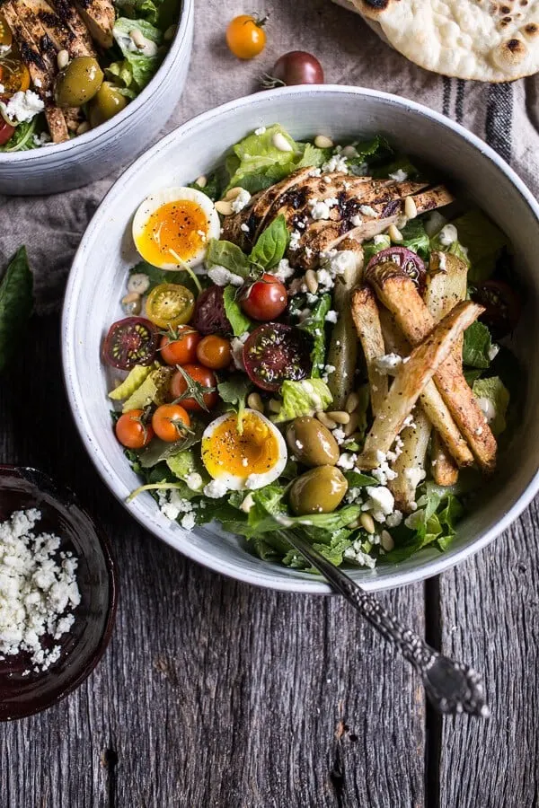greek-chicken-gyro-caesar-salad