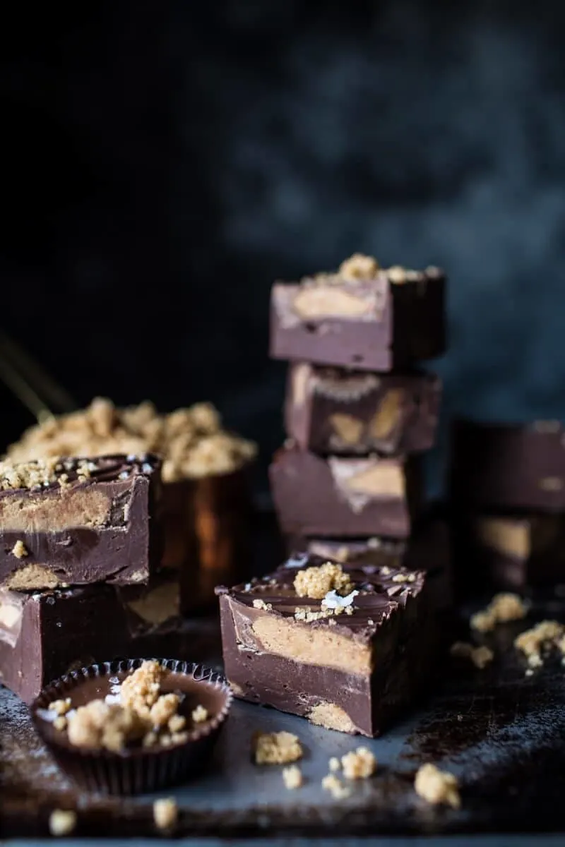 easy-peanut-butter-cup-fudge-with-salted-bourbon-sugar.