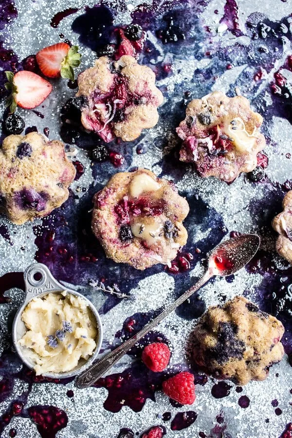 baked-mixed-berry-coconut-cornbread-muffins