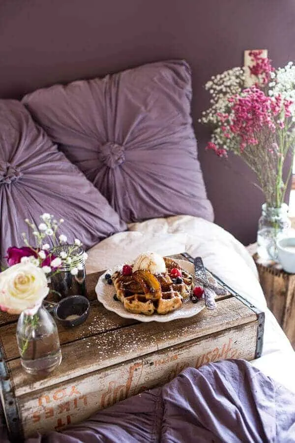 whole-wheat-belgian-chocolate-chip-waffles-with-coconut-caramelized-bananas