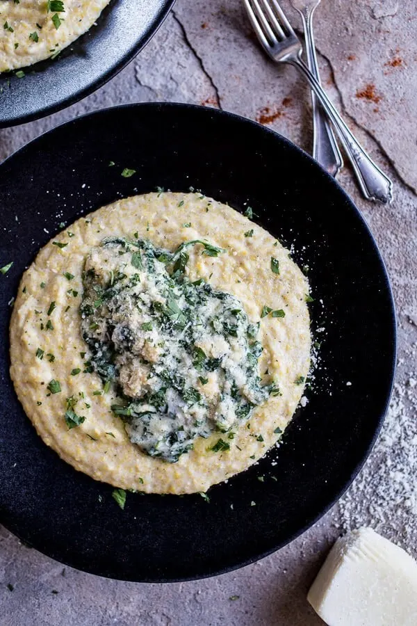mom's-chicken-florentine-with-creamy-roasted-garlic-polenta