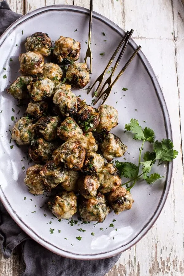 spicy-fontina-spinach-artichoke-and-chorizo-stuffed-mushrooms