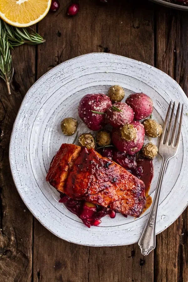 maple-bourbon-glazed-salmon-wsweet-cranberry-apple-chutney-salt-roasted-potatoes