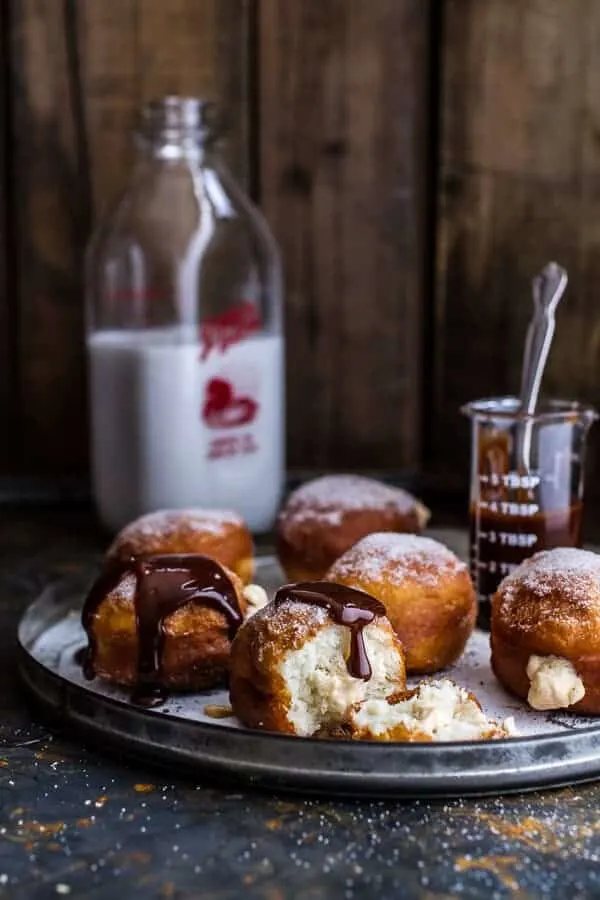 peanut-butter-cheesecake-doughnuts-with-salted-chocolate-bourbon-caramel.