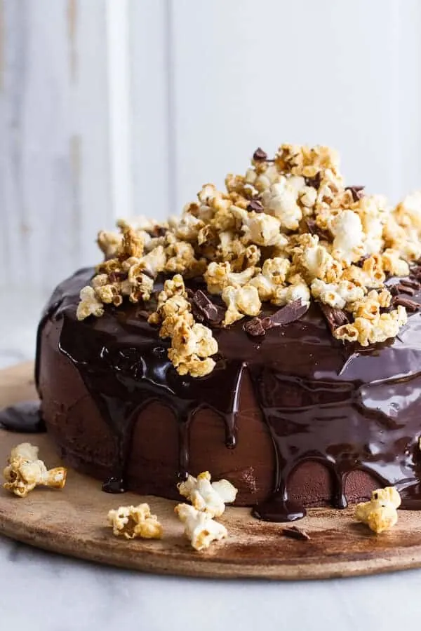 healthier-chocolate-lovers-sweet-corn-and-hazelnut-crunch-chocolate-cake-wganache.