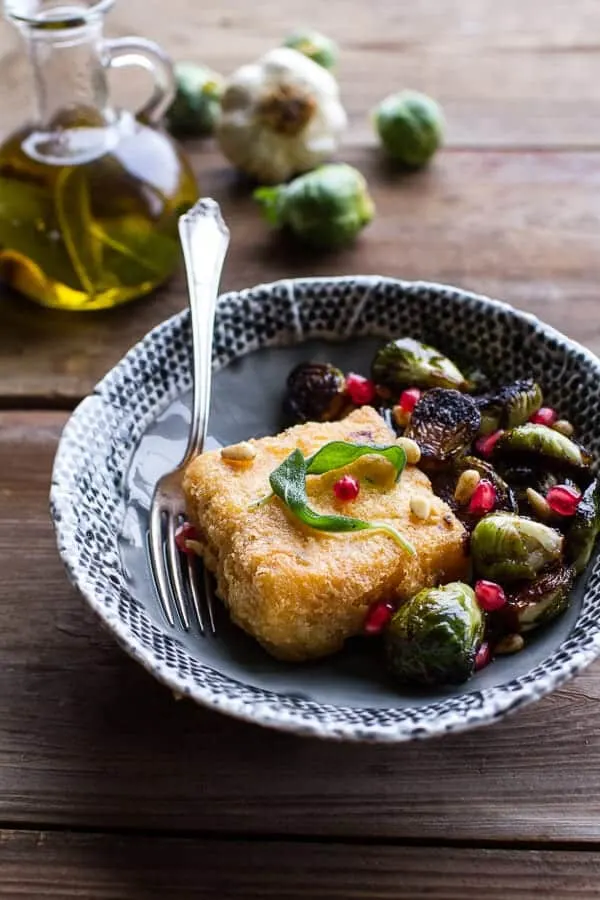 cheesy-fried-polenta-wpan-roasted-balsamic-brussels-sprouts-roasted-garlic-sage-oil.