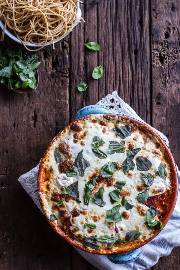quinoa-crusted-baked-three-cheese-zucchini-and-eggplant-parmesan.