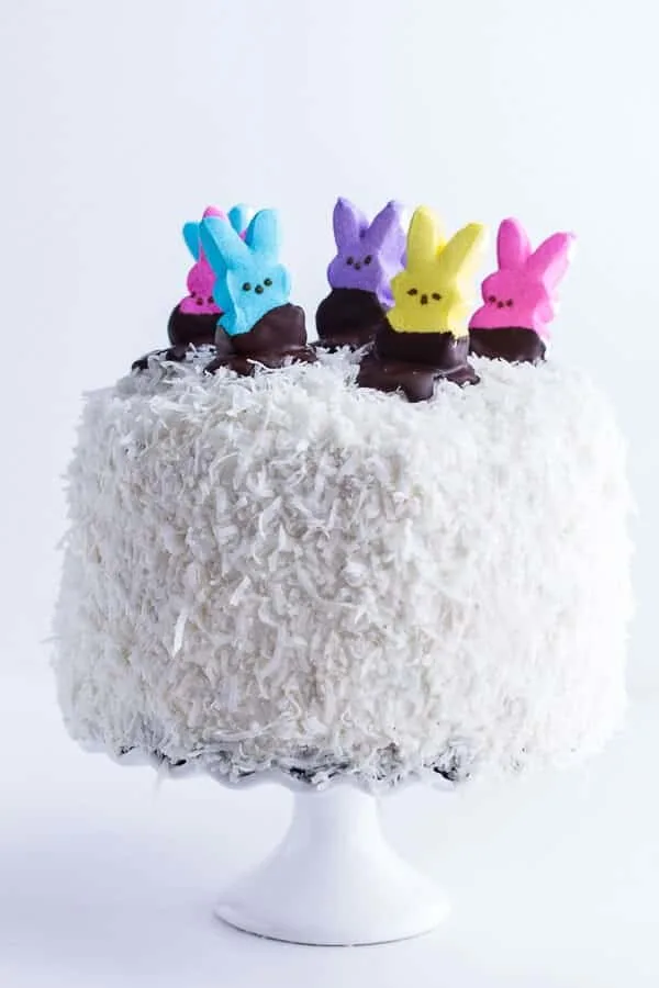 6-layer-(or-3)-coconut-covered-chocolate-peeps-cake