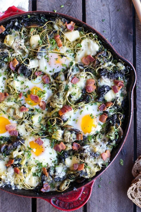 fontina-spinach-and-artichoke-breakfast-pasta-hash