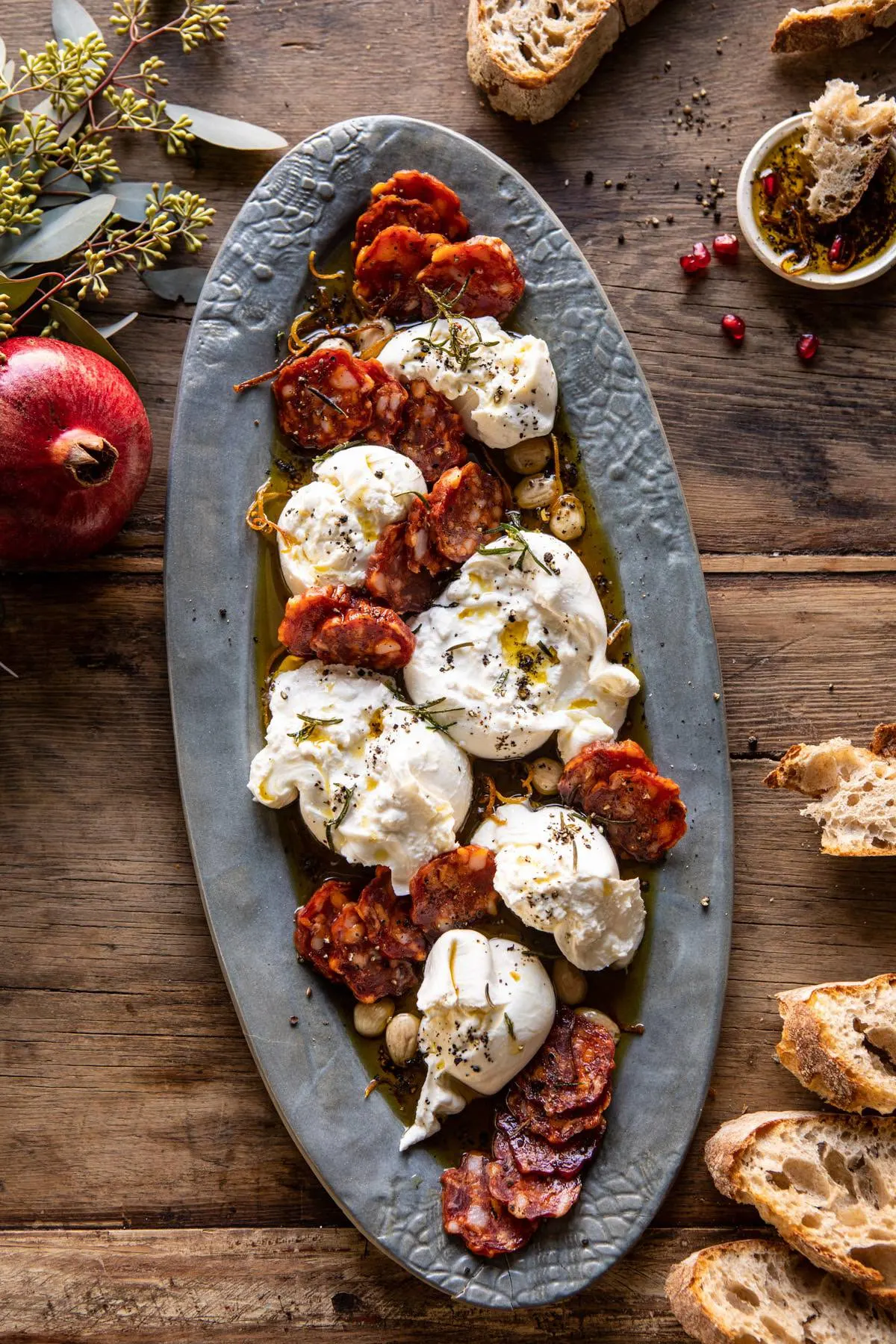 burrata-with-lemon-pepper-salami-bites