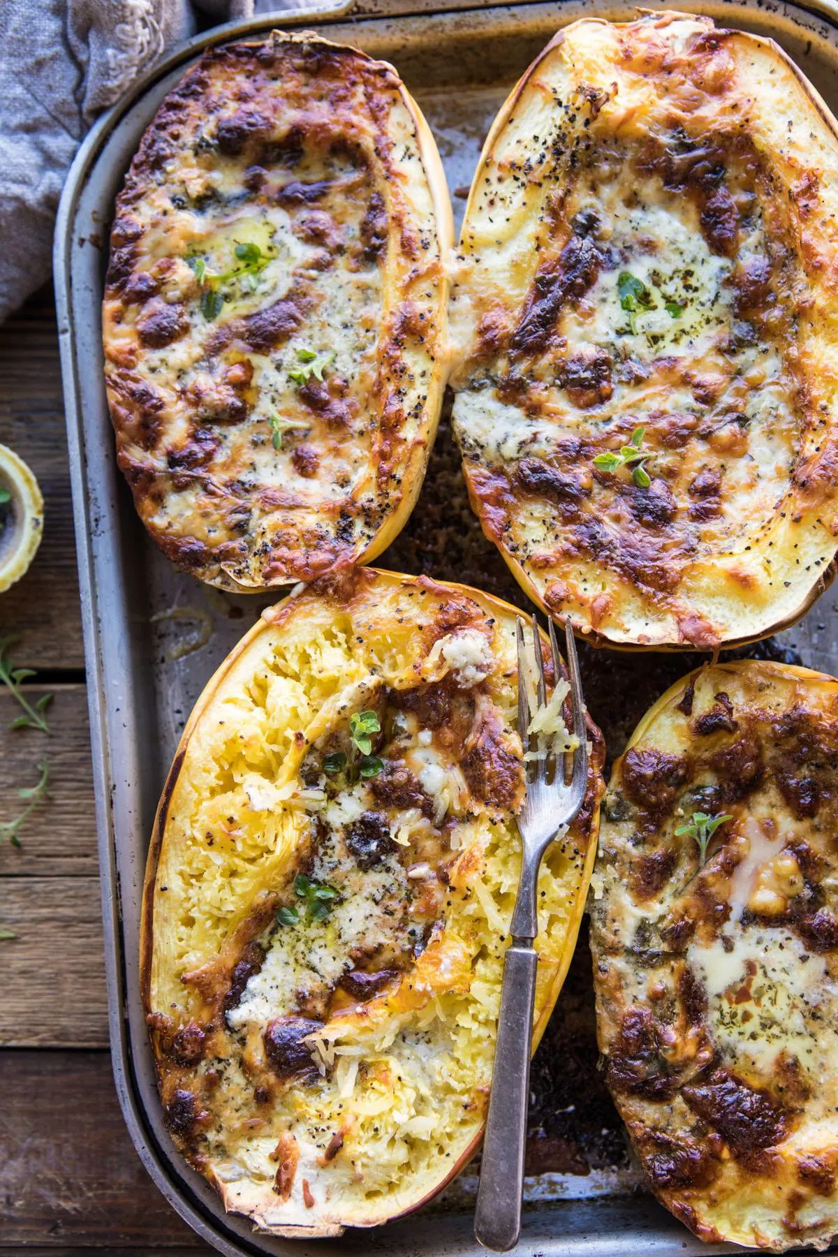 stuffed-spaghetti-squash-4-cheese-pesto-lasagna