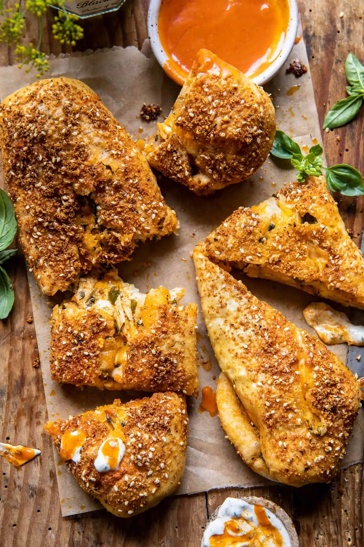 cheesy-buffalo-chicken-strombolis