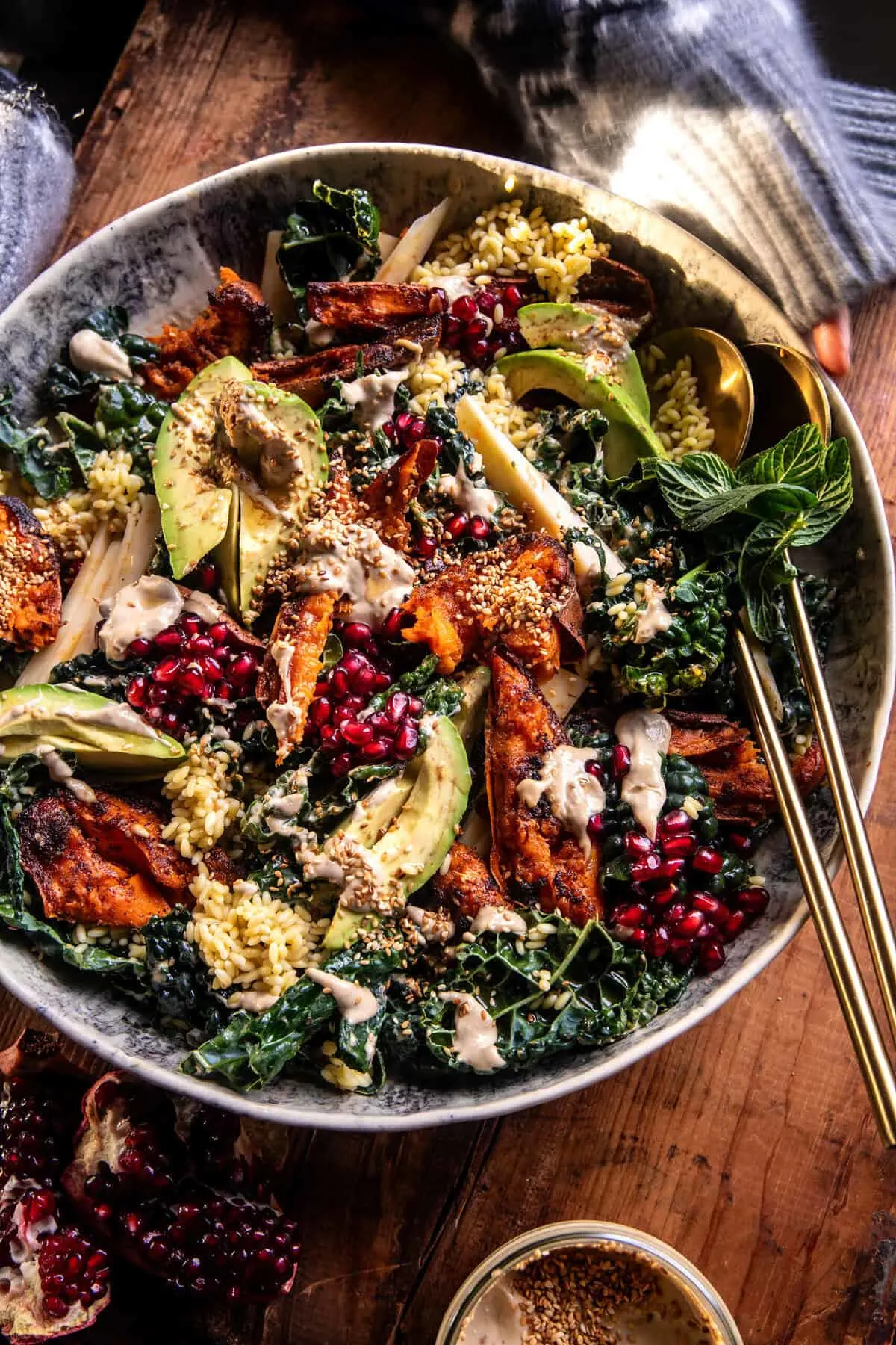 roasted-sweet-potato-salad-with-tahini-dressing