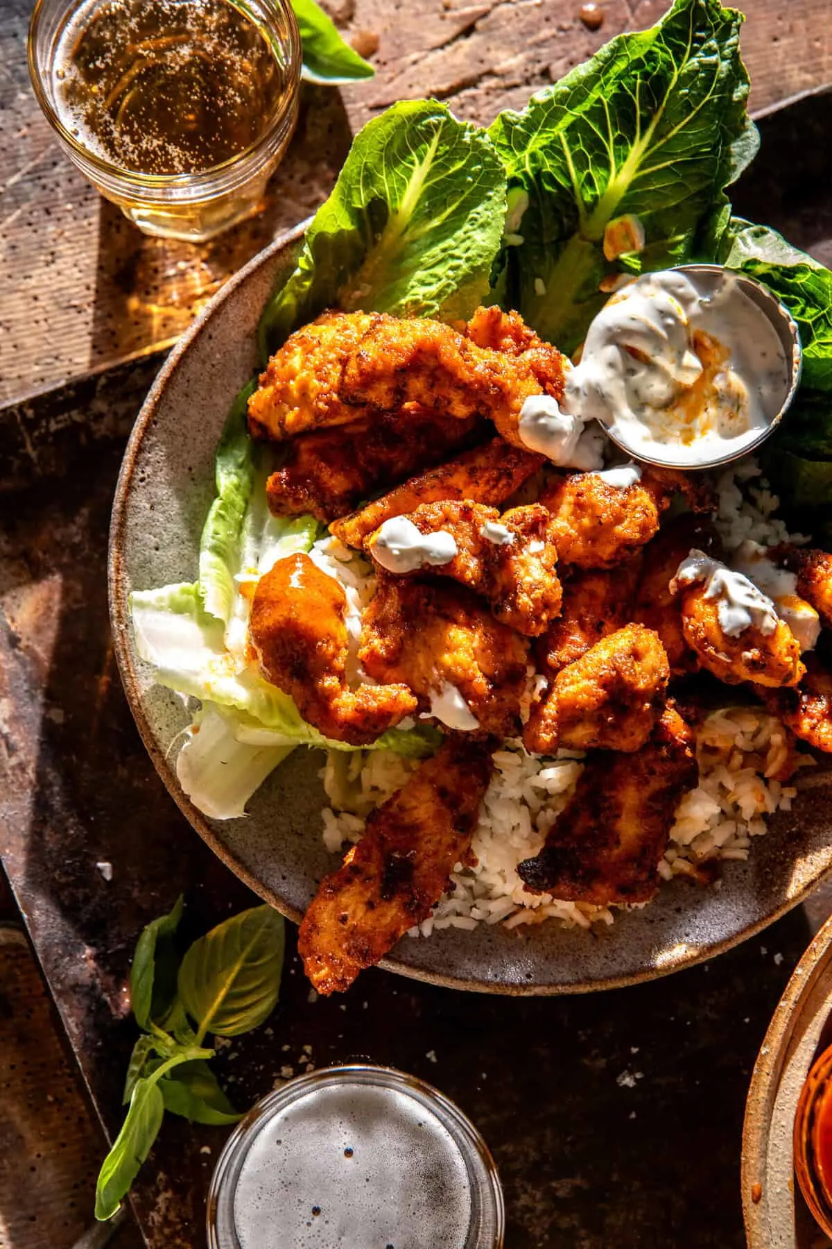 sheet-pan-buffalo-ranch-chicken-with-greek-yogurt-ranch