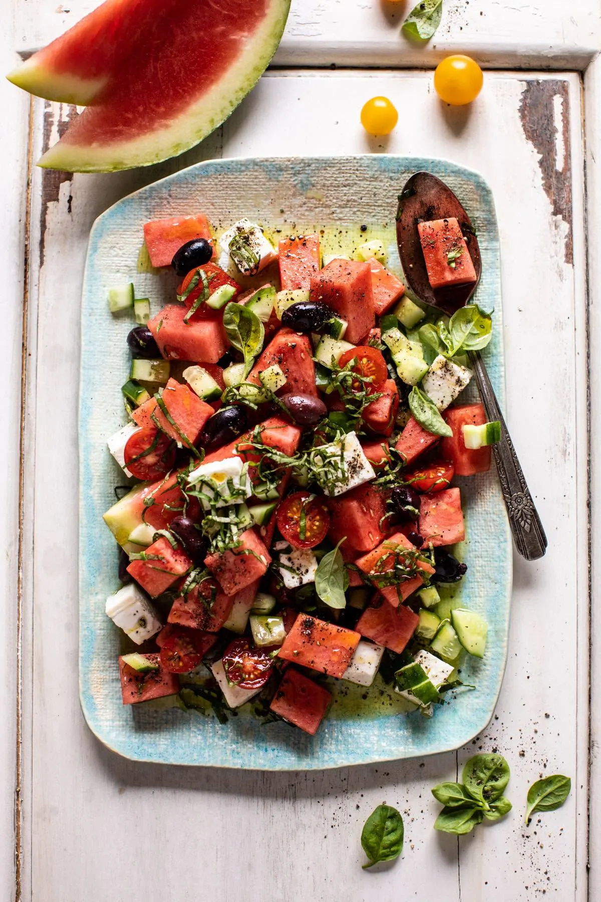 greek-watermelon-feta-salad-with-basil-vinaigrette