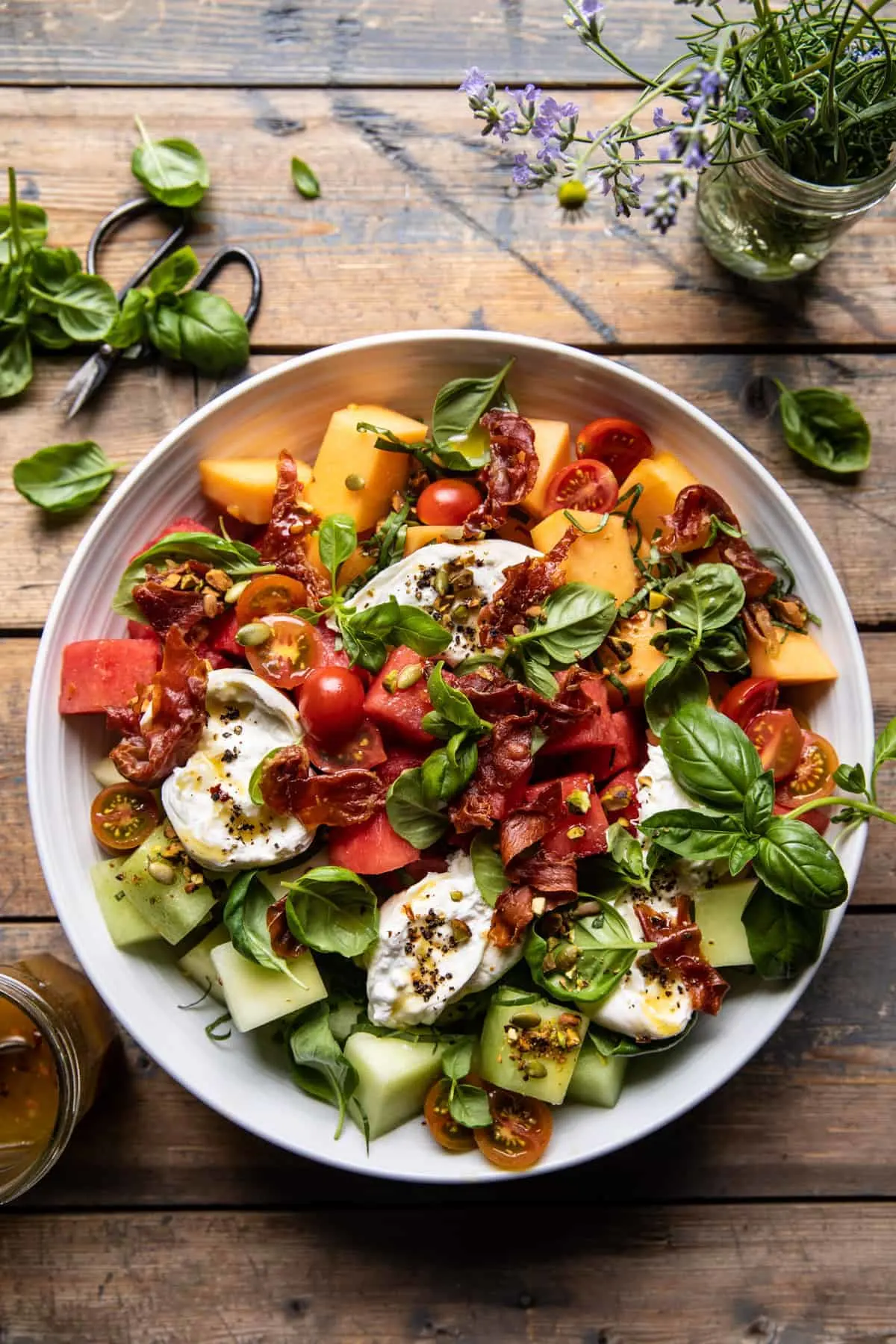 melon-basil-burrata-salad-with-crispy-prosciutto