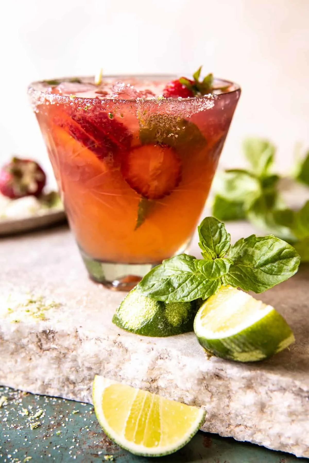 strawberry-ginger-mojito