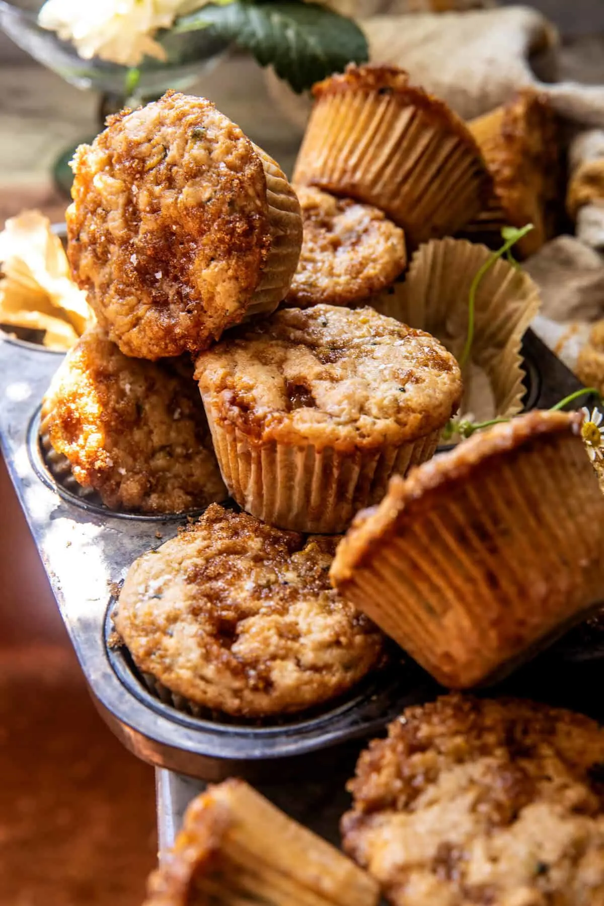 swirled-caramel-brulee-zucchini-muffins