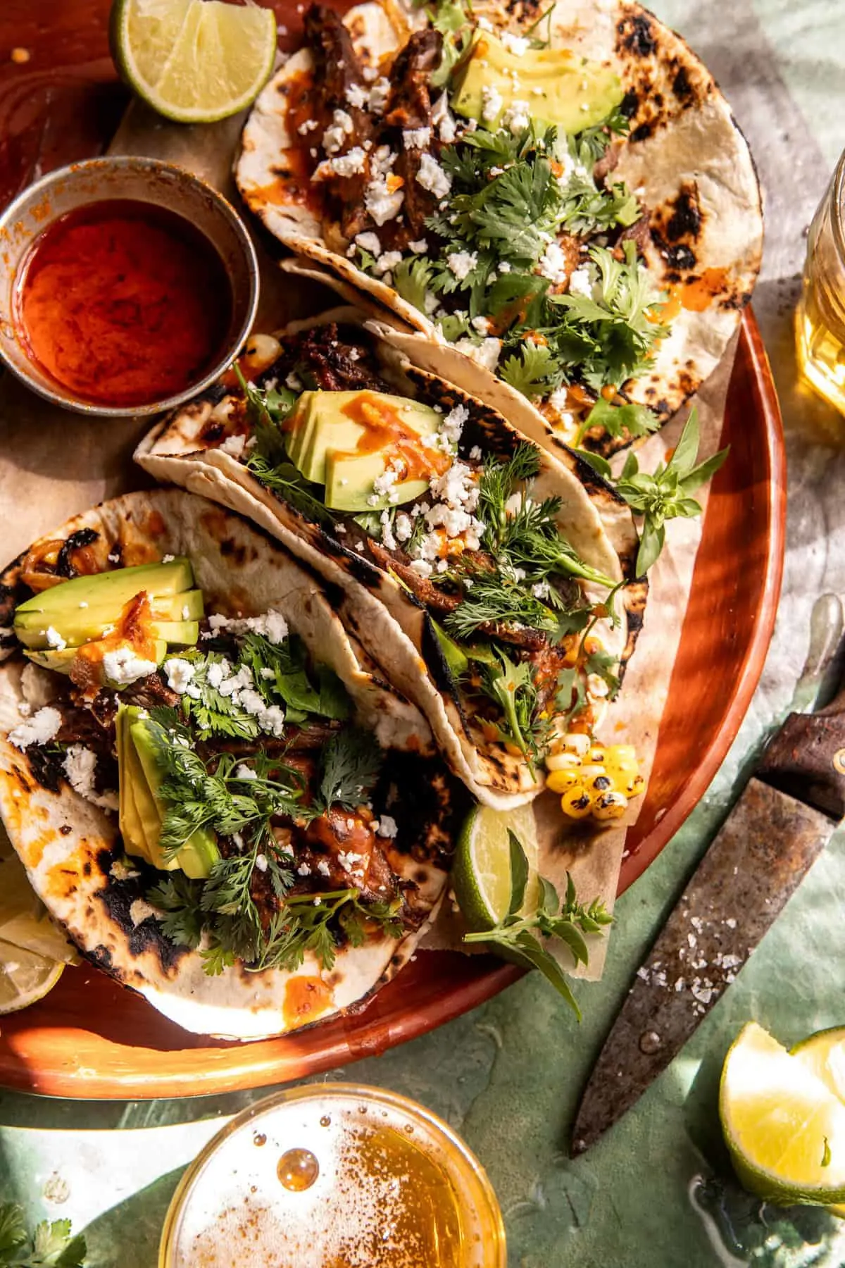 sheet-pan-steak-and-chipotle-corn-tacos