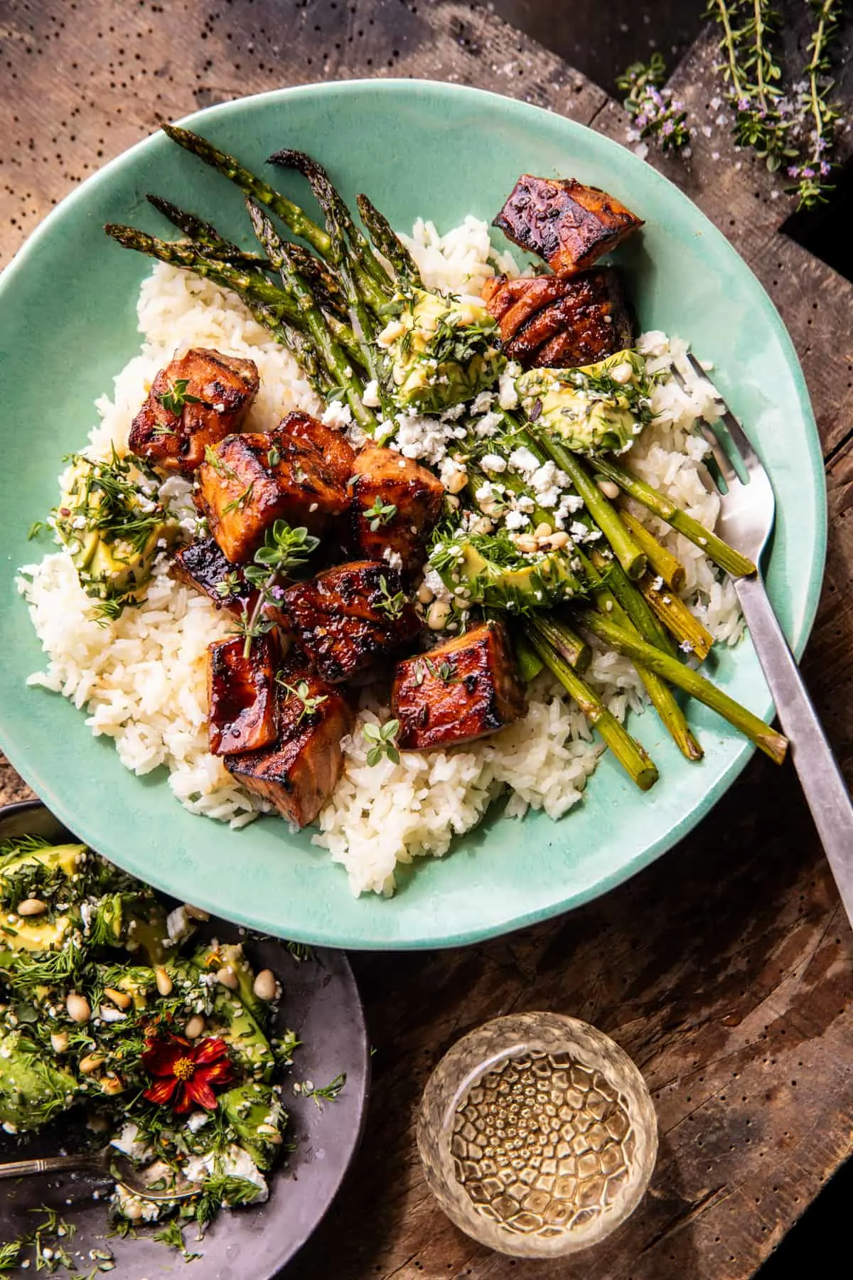 spicy-honey-balsamic-salmon-bowls