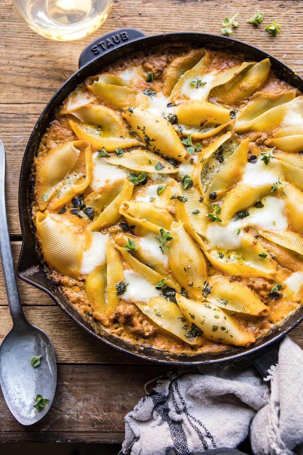 spicy-pumpkin-and-pesto-cheese-stuffed-shells
