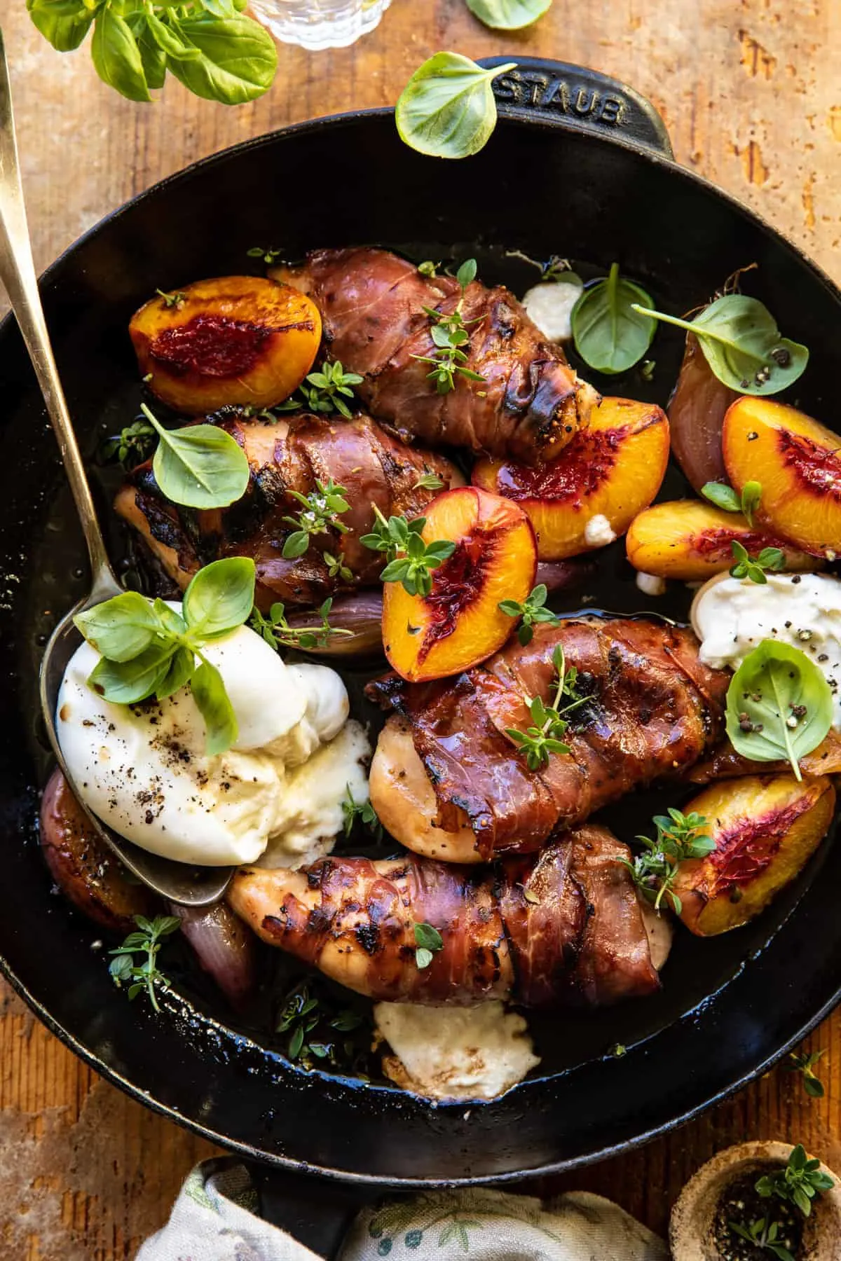 prosciutto-balsamic-peach-chicken-with-burrata-and-basil.