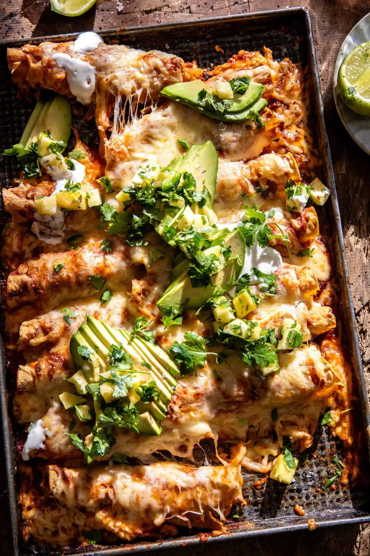 baked-cheesy-cuban-chicken-taquitos